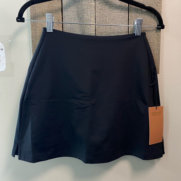 Girlfriend Collective NWT Black Athletic Sport Skort Size Small - Picture 3 of 12
